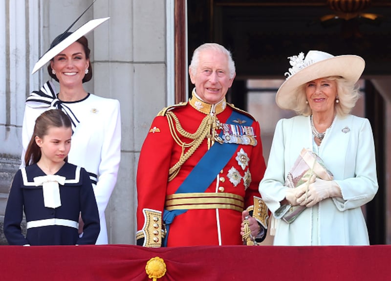 Kate Middleton reapareció en el Trooping the Colour 2024