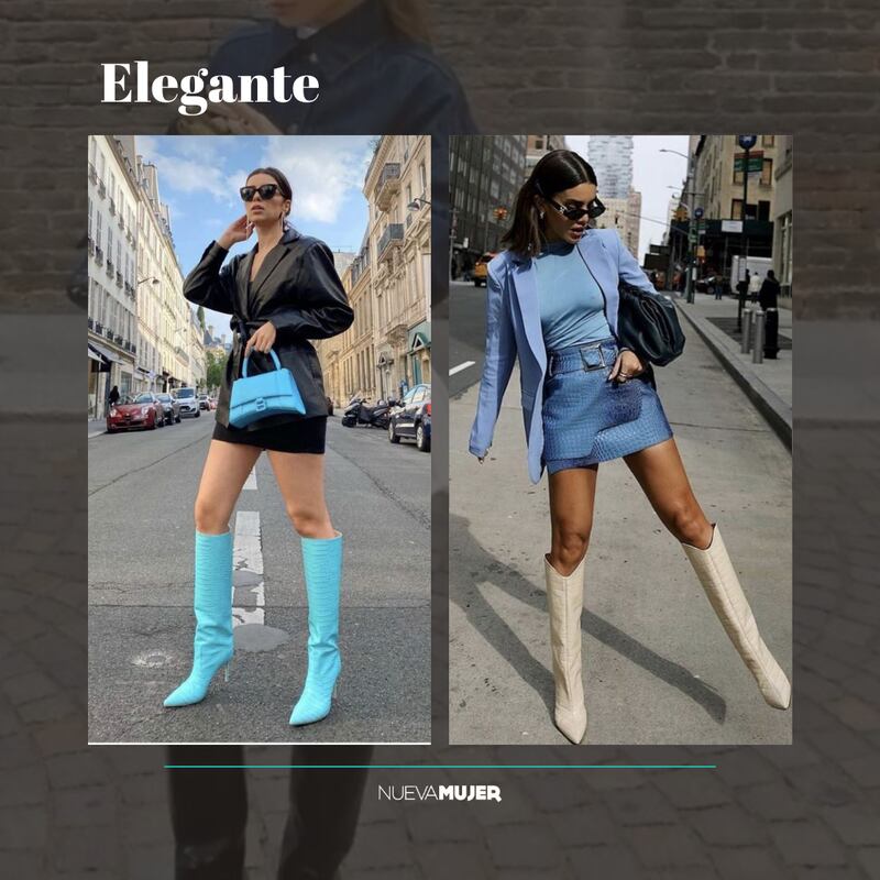 Las minifaldas con botas serán tendencia esta primavera-verano