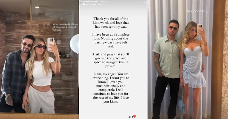 "Está hinchada de tanto llorar": captan a novia de Liam Payne en público tras su trágico deceso