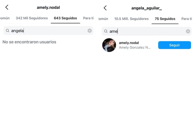 Hermana de Nodal no sigue a Ángela Aguilar.