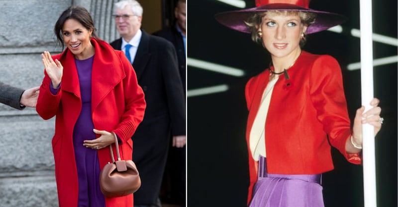 3 veces que Meghan Markle homenajeó a Lady Di y recreó sus icónicos looks