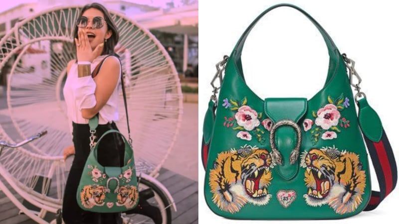 Ángela Aguilar tiene una amplia y costosa colección de bolsos.