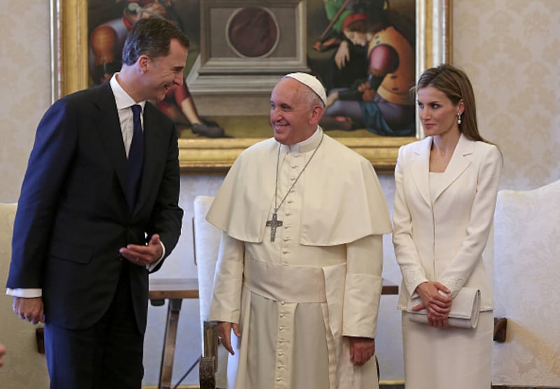 La reina Letizia forma parte del privilegio de blanco