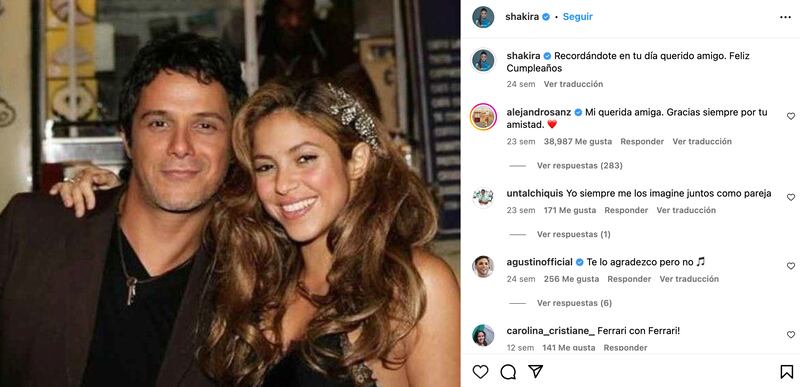 Alejandro Sanz y Shakira