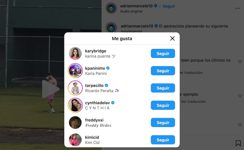 Famosos apoyan publicación de Adrián Marcelo