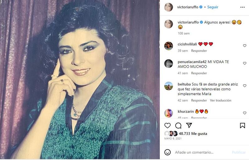 Victoria Ruffo ha cautivado a espectadores con su belleza y talento desde su debut