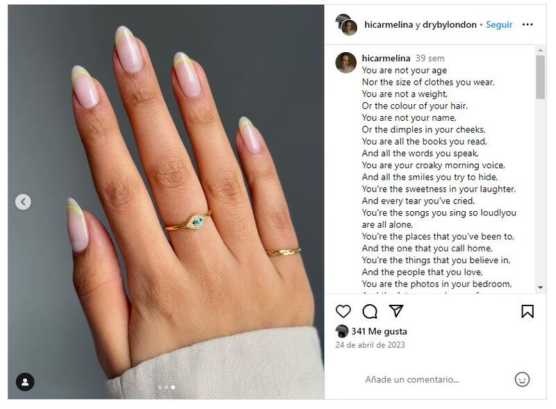 La manicura 'nude' siempre está de moda por su versatilidad y su efecto favorecedor