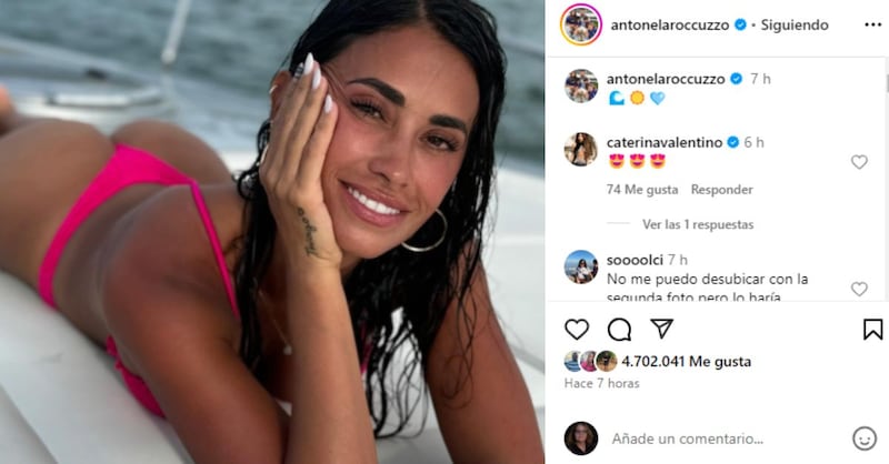 Antonela Roccuzzo calló los rumores de quiebre con Messi con estas fotos en bikini que impactaron a las redes