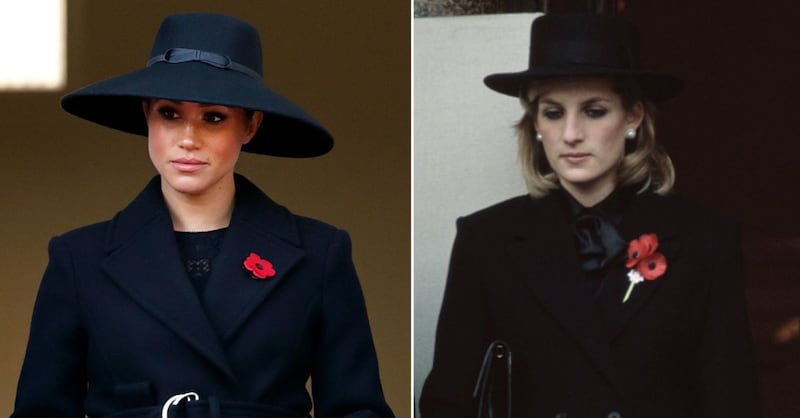 3 veces que Meghan Markle homenajeó a Lady Di y recreó sus icónicos looks