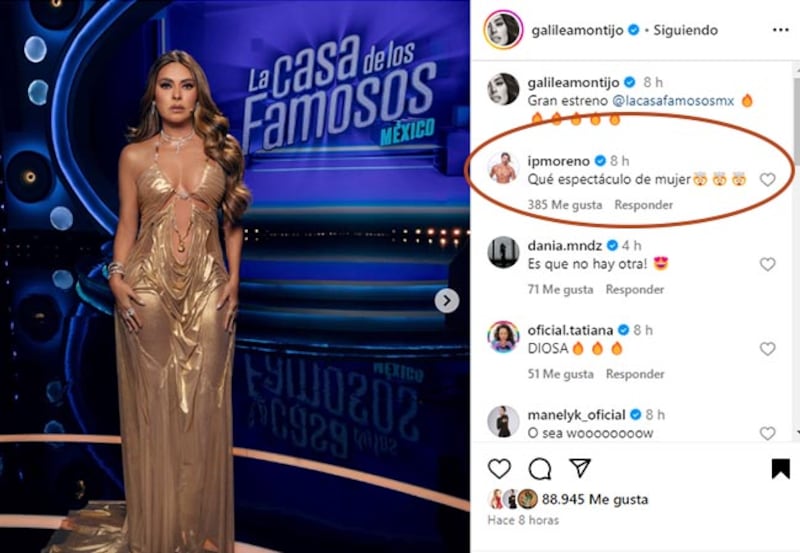 Galilea Montijo vestido