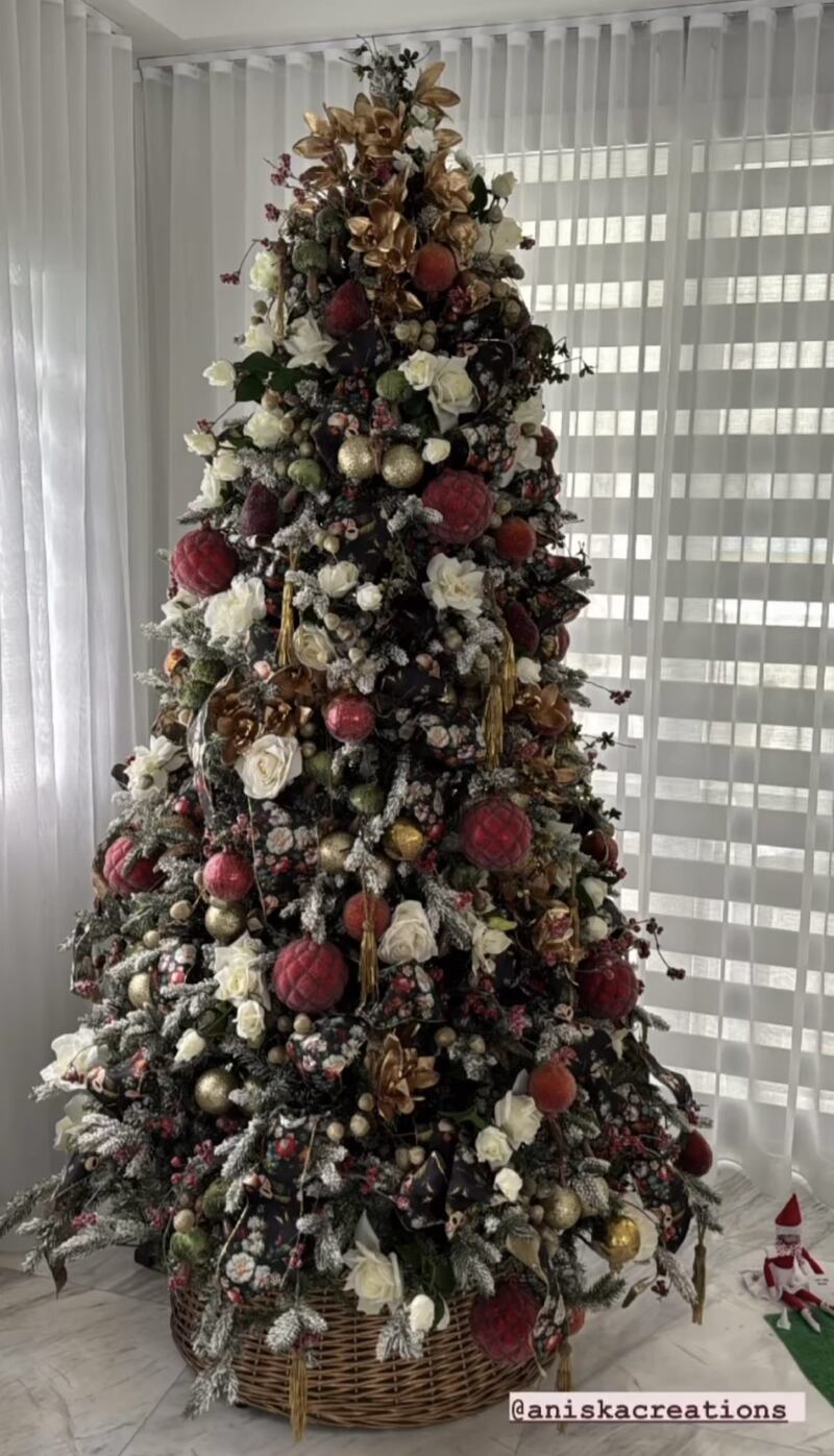 El árbol de Navidad de Adamari López 2023