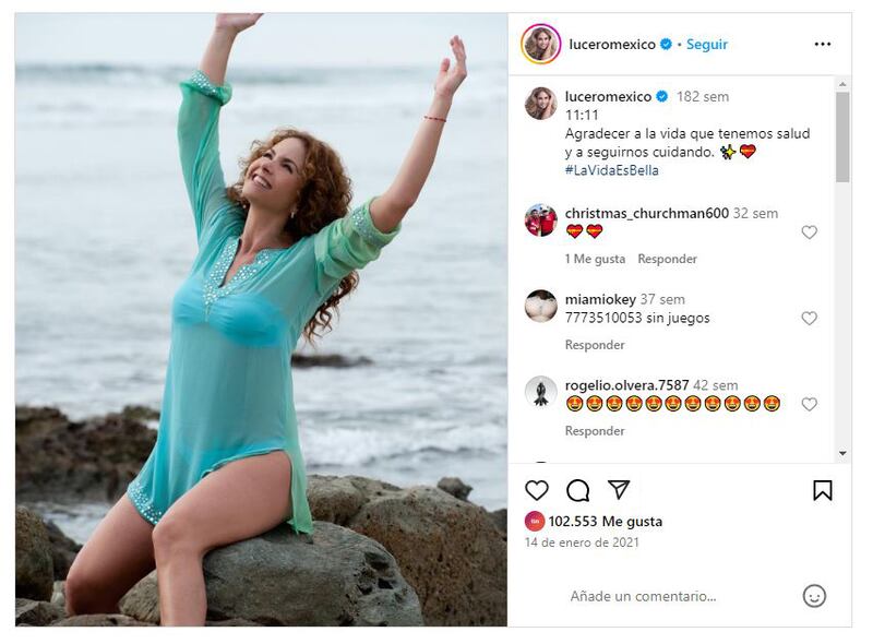 Lucero ha demostrado verse y sentirse mejor que nunca en su quinta década de vida