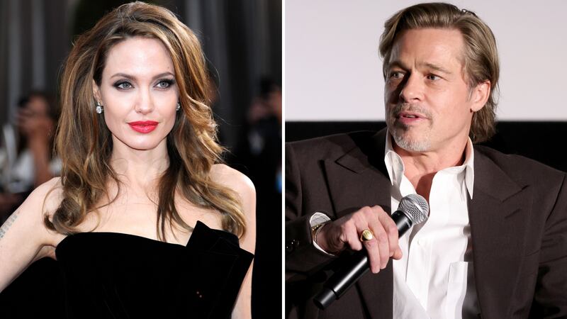 Mientras Angelina Jolie cuida a su hijo enfermo, Brad Pitt luce extravagante regalo de su nueva novia