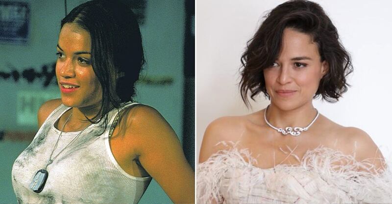 Michelle Rodriguez en 'Rápido y furioso' y en la actualidad