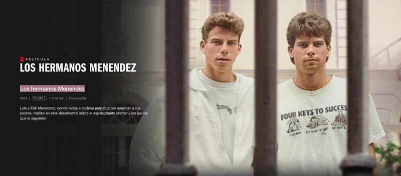 Netflix: Hermanos Menéndez