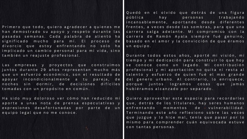 Mireddys González, expareja de Daddy Yankee, afirmó que ella también construyó el legado por el que es conocido el exreguetonero, que ahora es pastor evangélico.